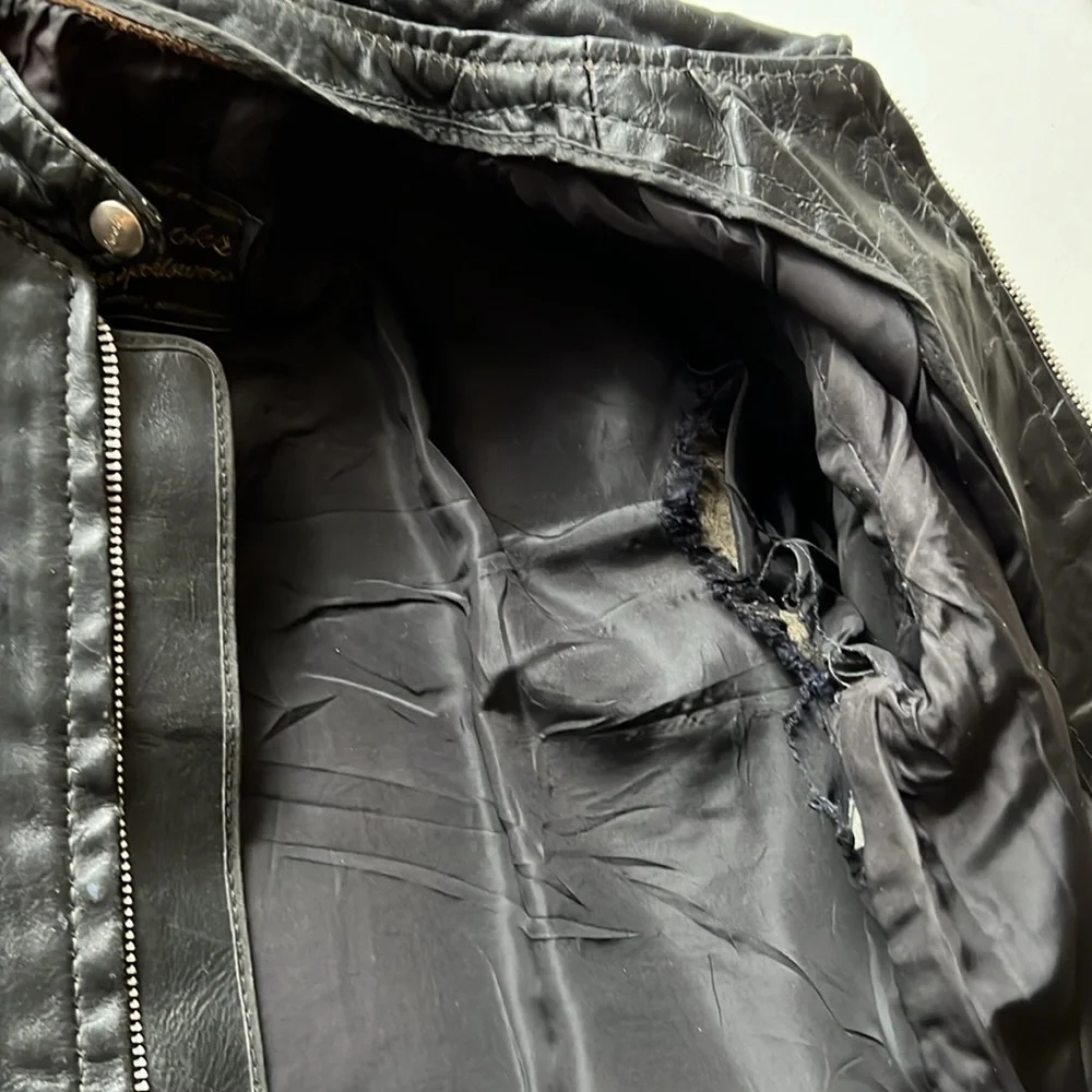Vintage Brooks Leather Motorcycle Jacket - Picture 15 of 15